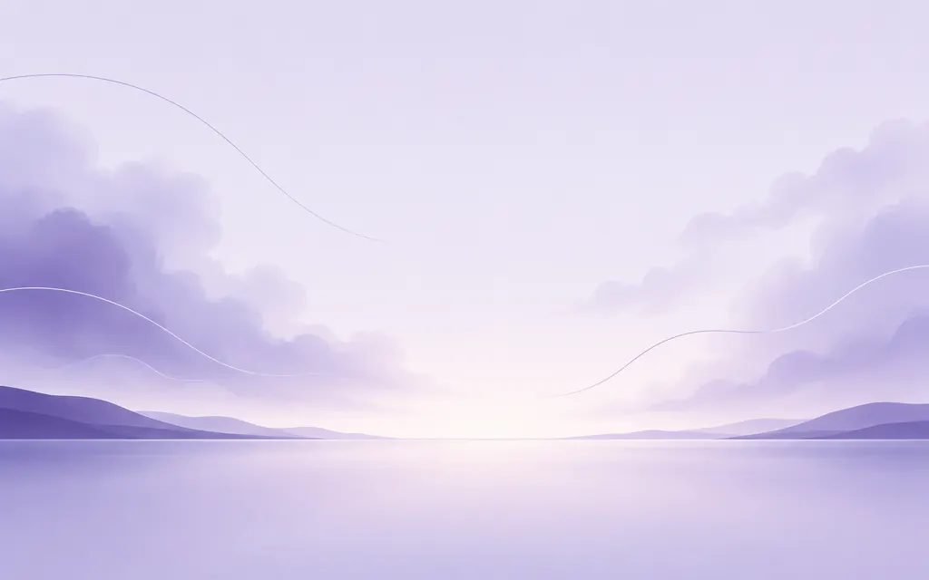 Horizonte aberto e céu sereno, simbolizando alívio da ansiedade